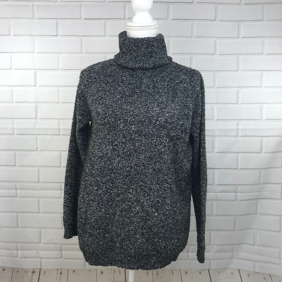Van Heusen Sweaters - Van Heusen Sweater Turtleneck Thick Oversized Gray